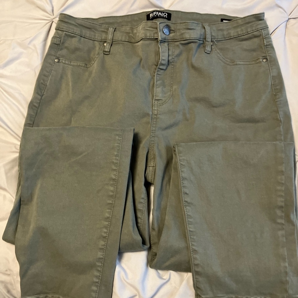 Buffalo David Bitton Army green Women's Straight Leg Jeans
